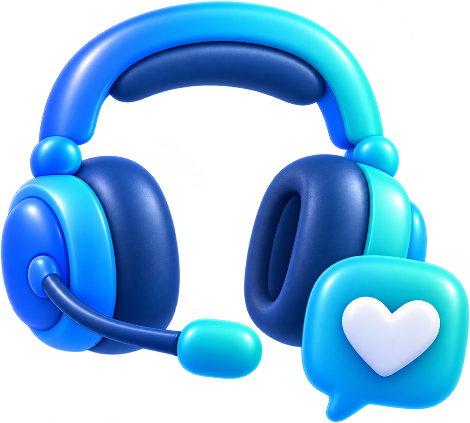 Auriculares de soporte: atención de humanos especialistas